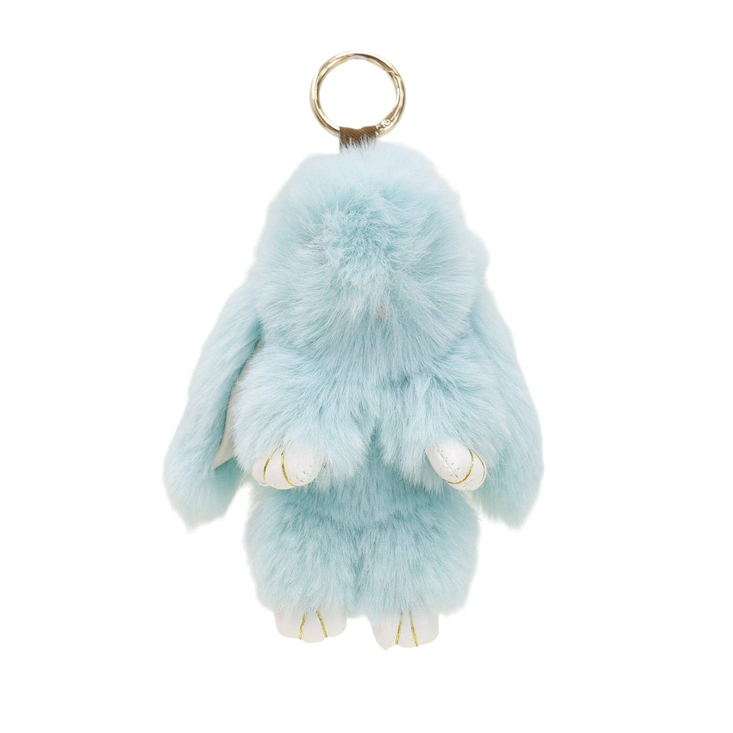 Cut Rabbit Pom Pom Key Chain