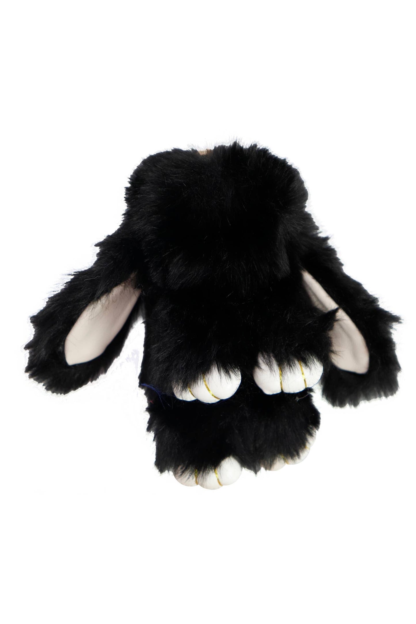 Bunny Rabbit Fuzzy Faux Fur Plush Doll Key Chain
