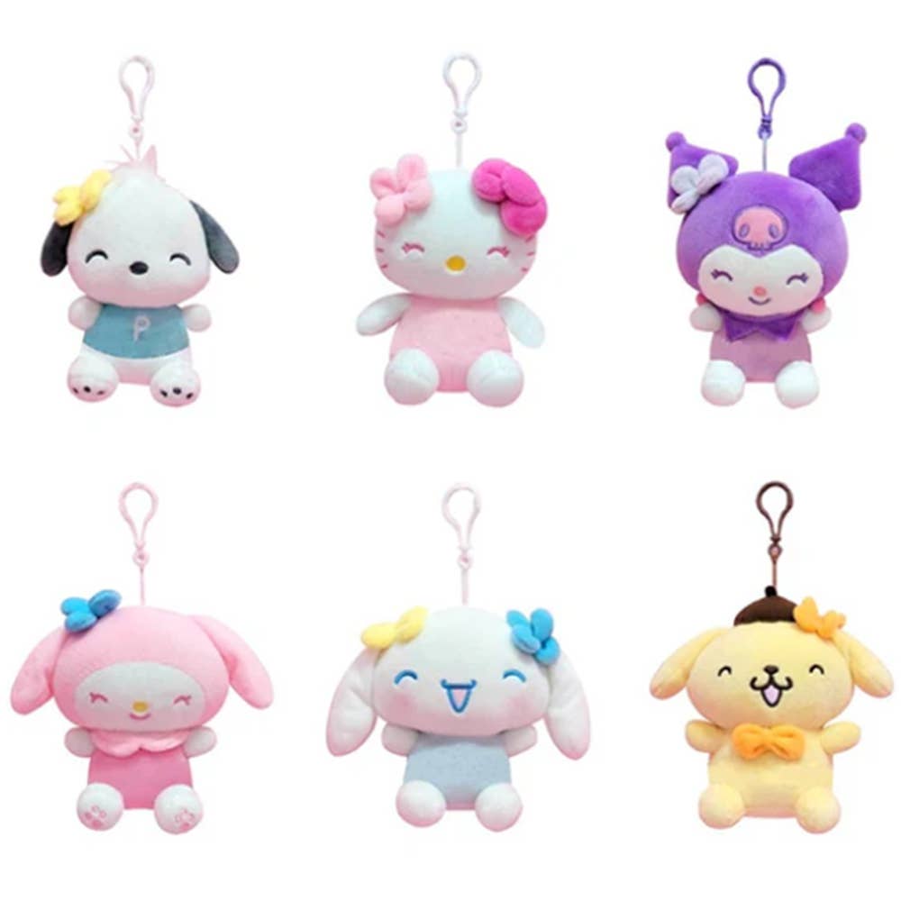 SANRIO PASTEL BACKPACK KEYCHAIN 13CM RANDOM BLIND BOX