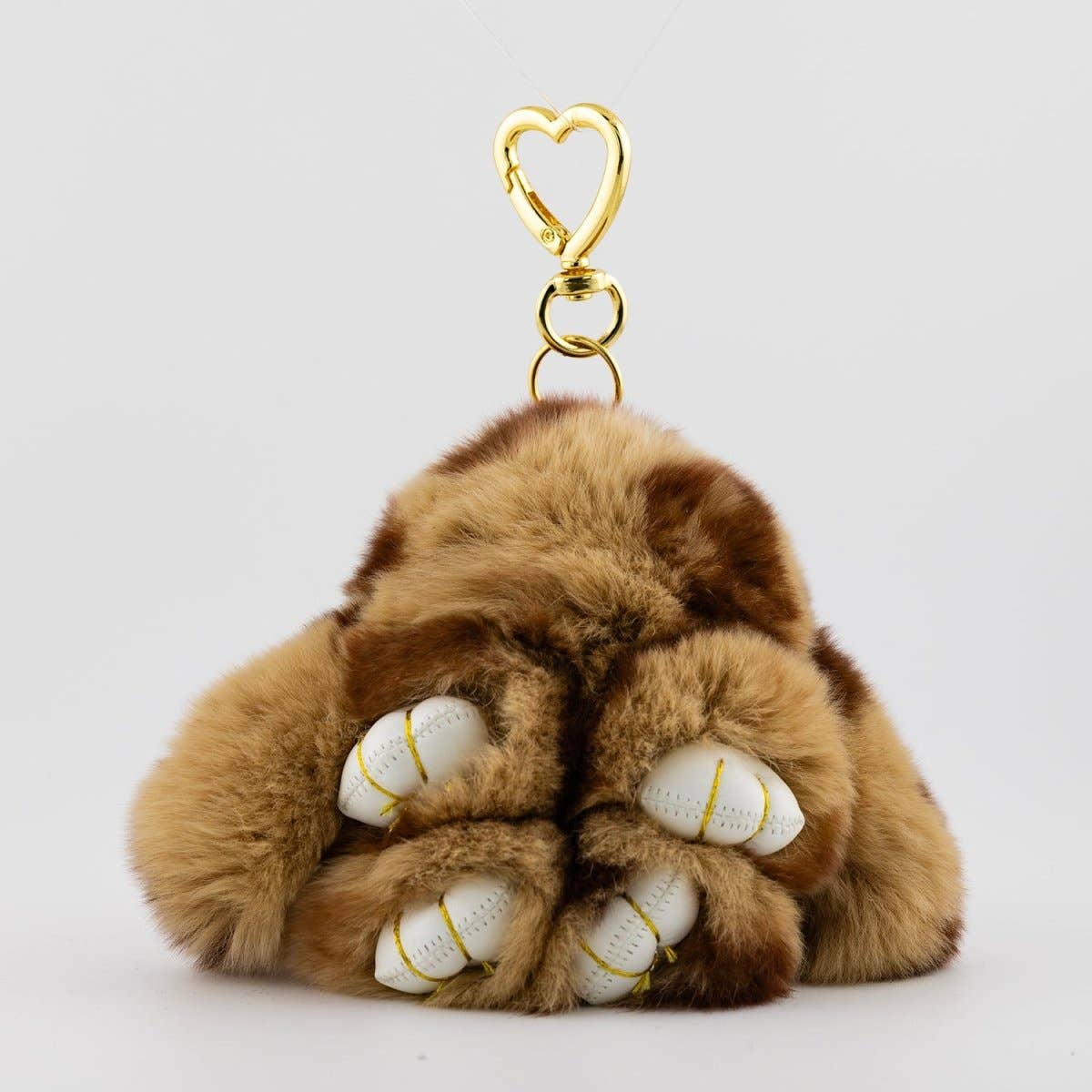 4.5 Inches x 3.5 Inches Fluffy Bunny Keychain Rabbit Accessories | WB-00290 ~ WB-00295