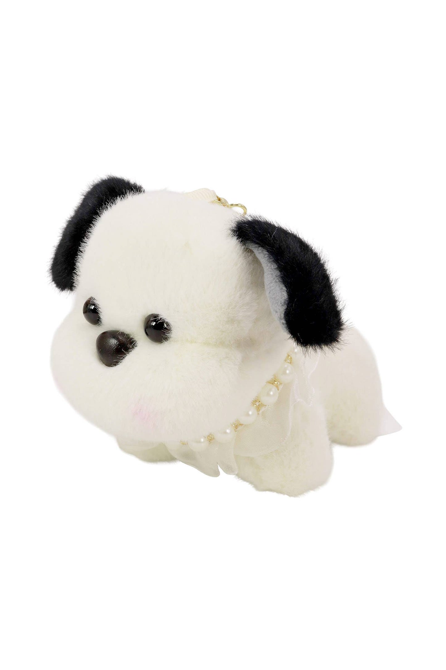 Posh Cute Puppy Dog Fuzzy Stuffed Key Chain
