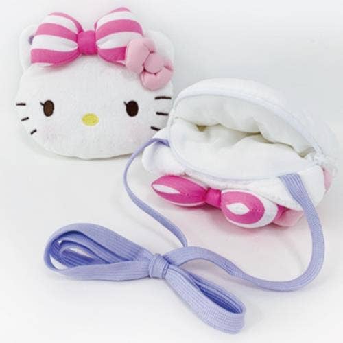 HELLO KITTY BIG RIBBON FACE CROSS BODY BAG