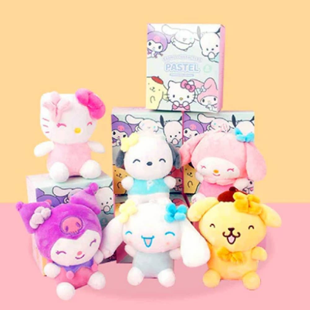 SANRIO PASTEL BACKPACK KEYCHAIN 13CM RANDOM BLIND BOX