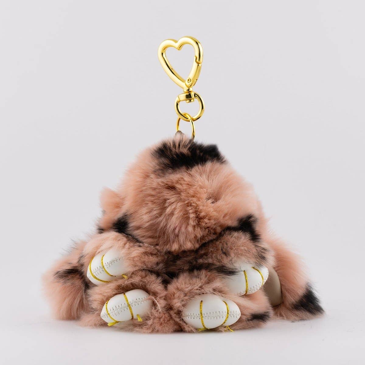 4.5 Inches x 3.5 Inches Fluffy Bunny Keychain Rabbit Accessories | WB-00290 ~ WB-00295
