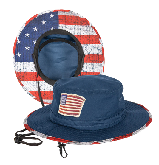 Boonie Hat USA America Patch Assortment