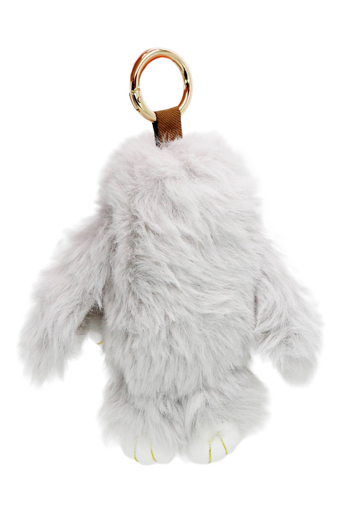 Bunny Rabbit Fuzzy Faux Fur Plush Doll Key Chain