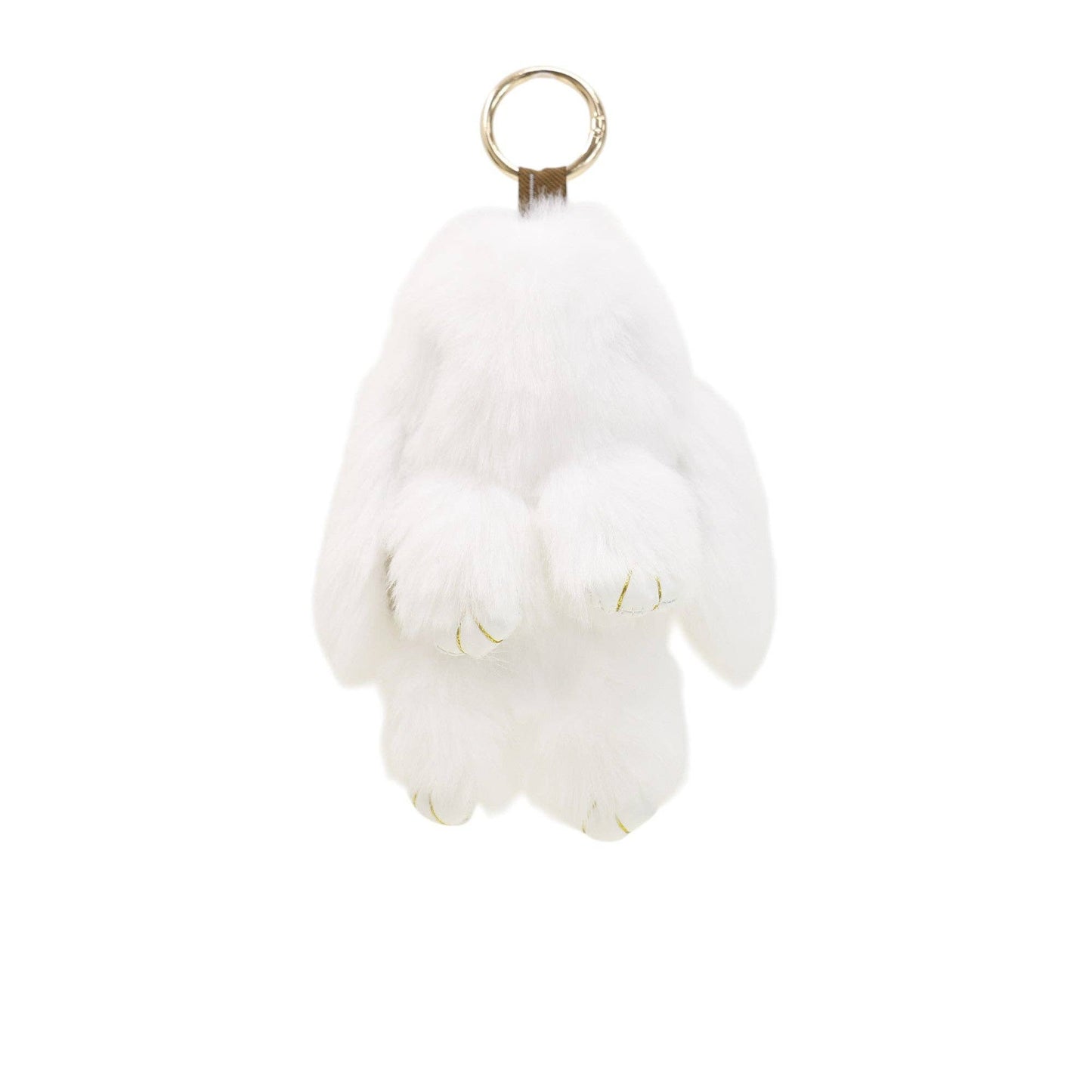 Cut Rabbit Pom Pom Key Chain
