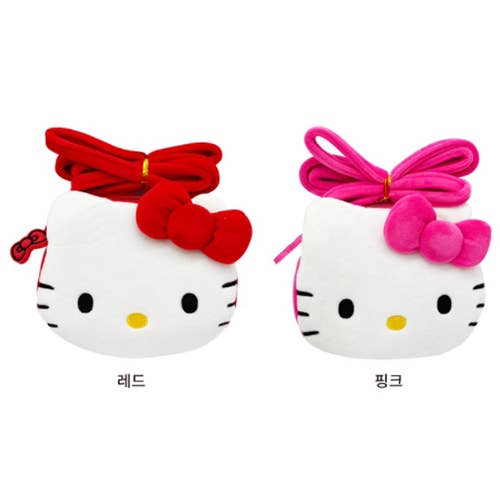 HELLO KITTY FACE CROSSBODY BAG