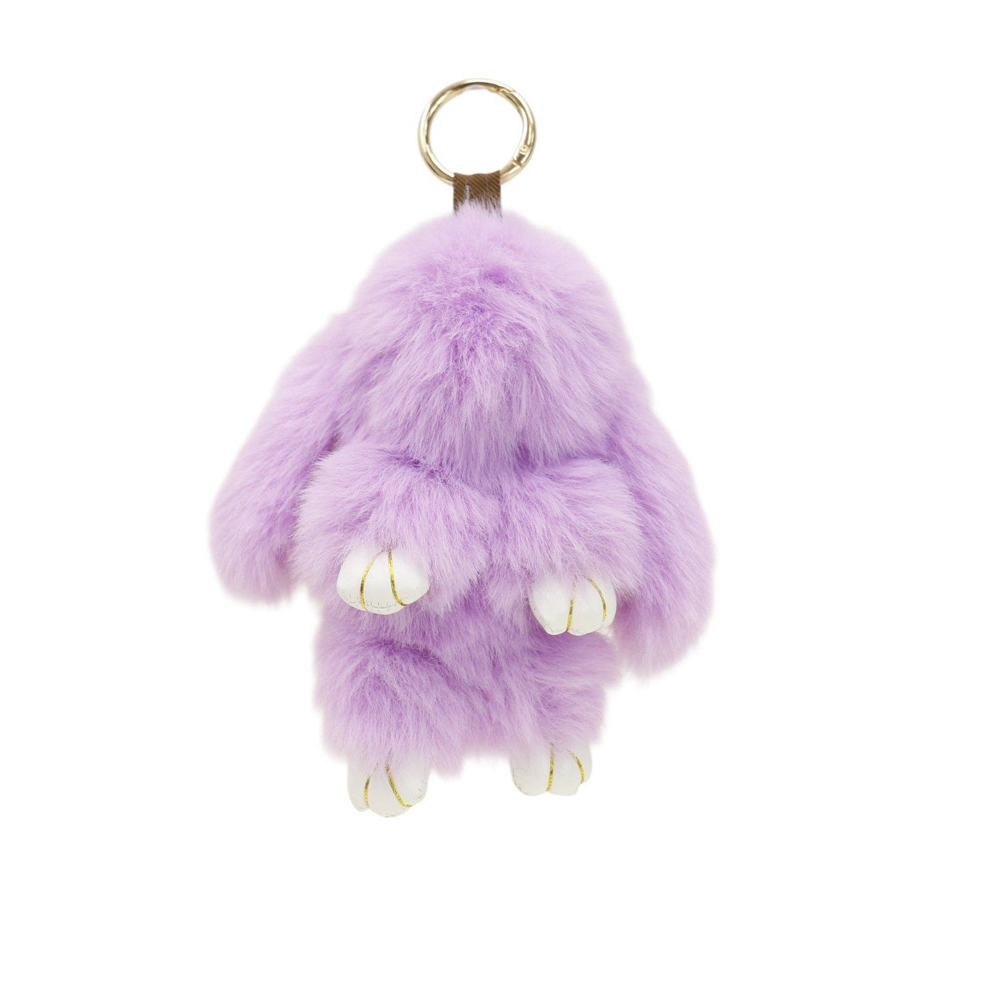 Cut Rabbit Pom Pom Key Chain